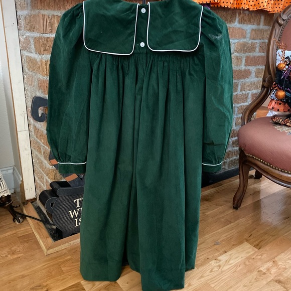 NWOT Wish upon a Star Girls Green Christmas Dress size 6 - Picture 5 of 9